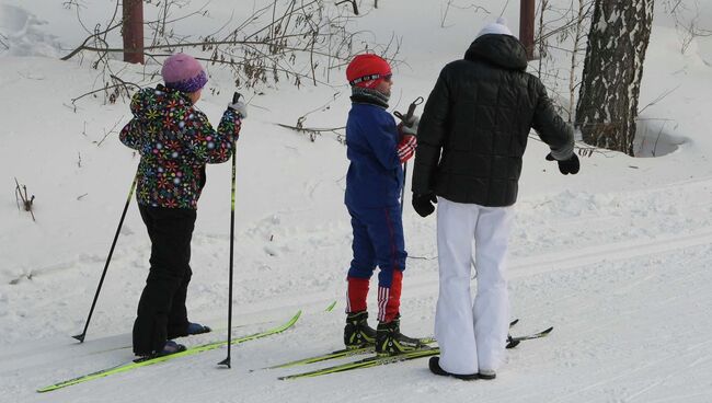 Тренировка в новосибирском Центре биатлона Тренировка в новосибирском Центре биатлона