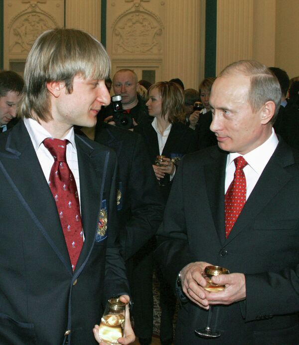 Владимир Путин встретился с призерами ХХ зимних Олимпийских игр в Турине