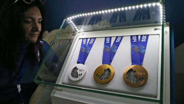 Медали XXII зимних Олимпийских игр в Сочи. Архивное фото