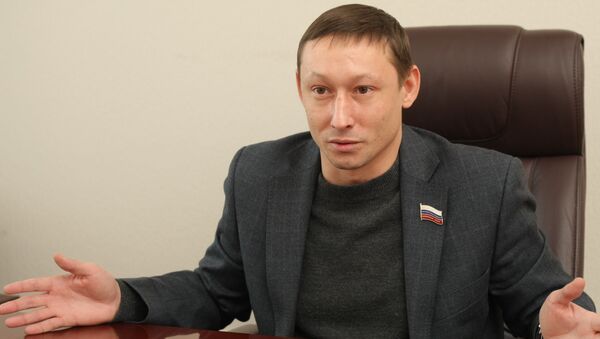 Депутат заксобрания Новосибирской области Евгений Подгорный, архивное фото