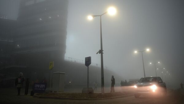 Туман в Сочи