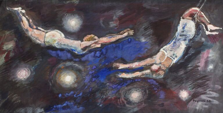 Александр Родченко. Воздушные гимнастки. 1938. Частное собрание, Москва 