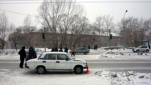 Водитель сбил в Томске пешехода прямо на зебре, фото с маста событий