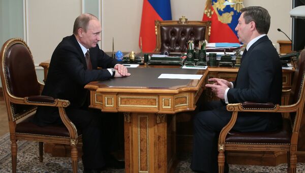 В.Путин встретился с О.Королевым