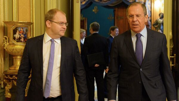 Встреча министров иностранных дел России и Эстонии