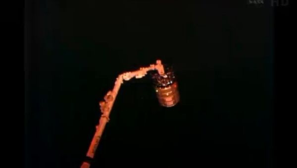 Отстыковка корабля Cygnus от МКС, архивное фото