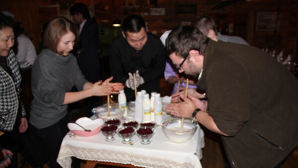 Мастер-класс по приготовлению десерта керчэх в ресторане в Якутске