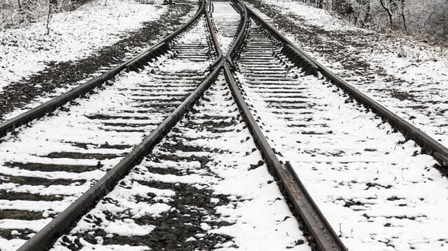 Железная дорога, архивное фото