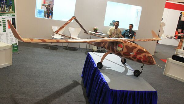 Прототип индонезийского дрона. Архивное фото