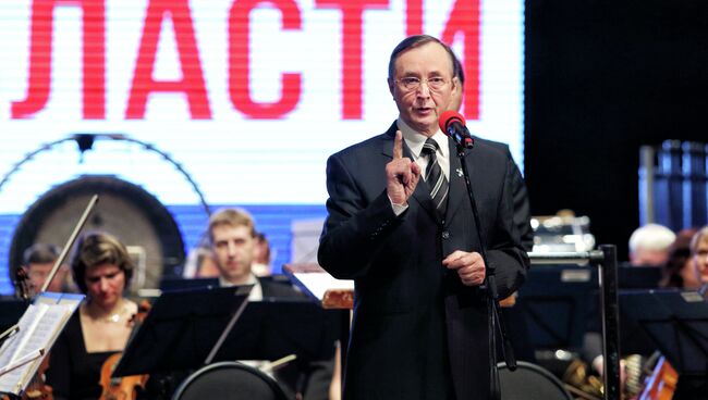 Народный артист России Николай Бурляев на торжественном открытии Года культуры в Томской области, событийное фото Народный артист России Николай Бурляев на торжественном открытии Года культуры в Томской области, событийное фото