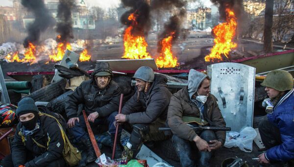 Защитники Майдана в Киеве. Архивное фото