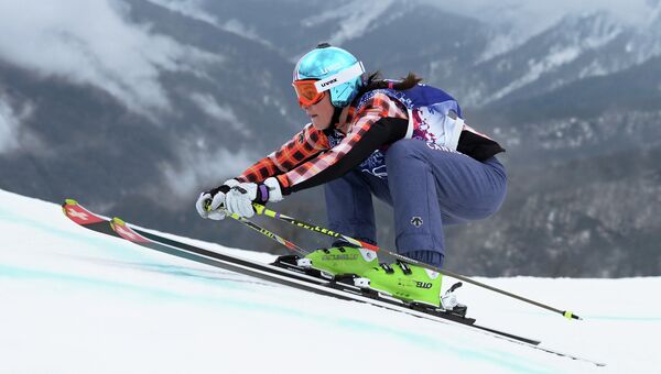 Мариэль Томпсон (Канада) в финале ски-кросса. Архивное фото