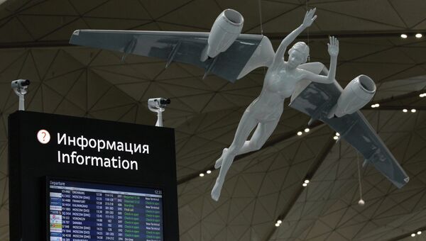 В новом терминале аэропорта Пулково в Петербурге. Архивное фото