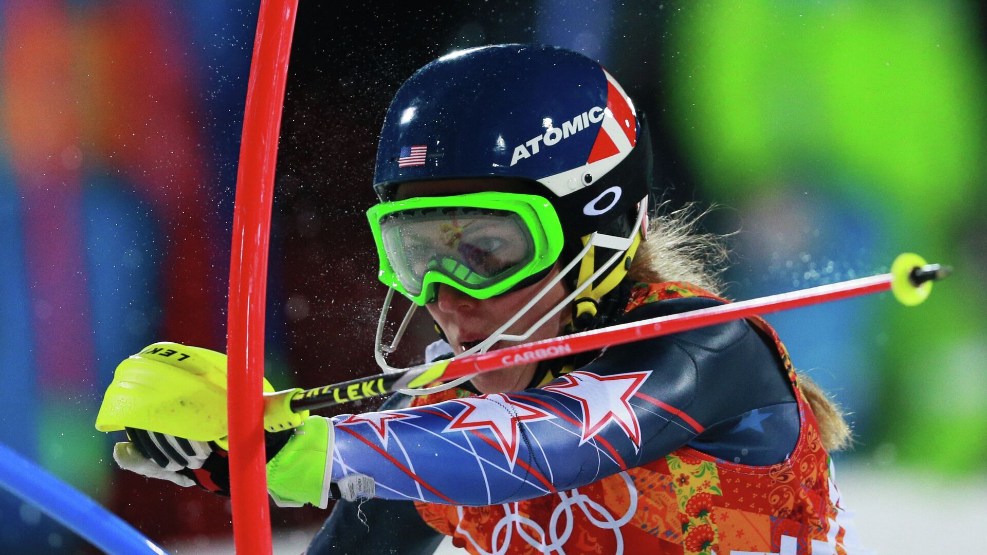 Микаэла Шиффрин (США) на лыжной трассе - РИА Новости, 1920, 09.03.2025