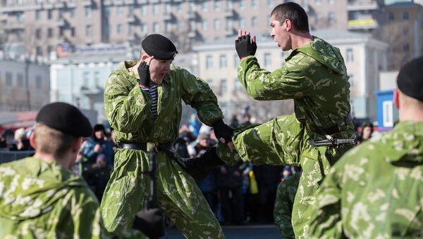 День защитника Отечества во Владивостоке. Архивное фото