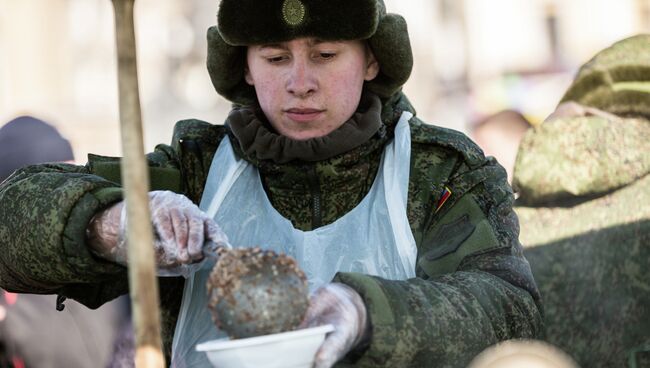 День защитника Отечества во Владивостоке. Архивное фото