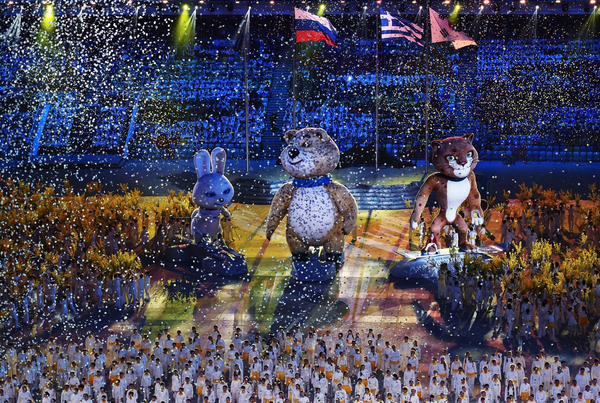 Церемония закрытия XXII зимних Олимпийских игр в Сочи. - РИА Новости, 1920, 07.12.2021