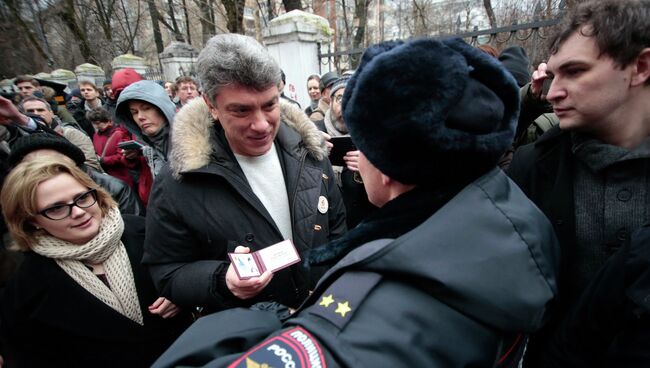 Сопредседатель партии РПР-Парнас Борис Немцов, Архивное фото