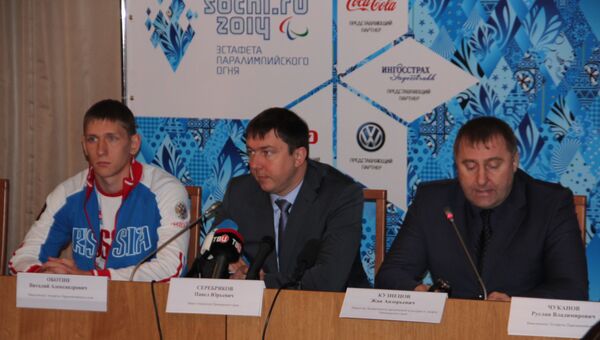 Пресс-конференция организаторов эстафеты паралимпийского огня во Владивостоке