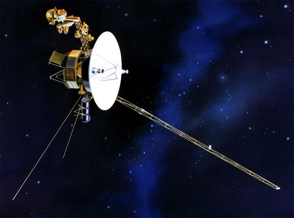 Американский космический аппарат для исследований дальних планет Солнечной системы Вояджер-1 (Voyager 1)