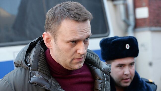 Политик Алексей Навальный.