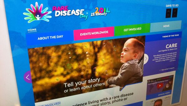 Сайт, посвященный Международному дню редких заболеваний на 2014 год