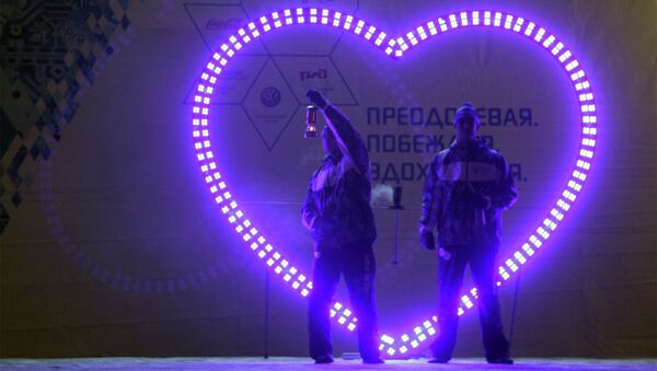 Эстафета Паралимпийского огня в Северске Томской области, фото с места событий