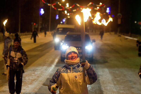 Эстафета паралимпийского огня в Северске Томской области