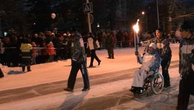 С факелом по атомграду: как Северск принял Паралимпийский огонь