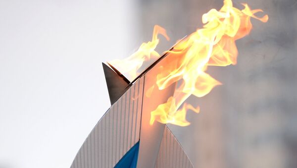 Эстафета Паралимпийского огня. Архивное фото