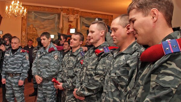 Девять бойцов Беркута получили паспорта России в Крыму. Архивное фото