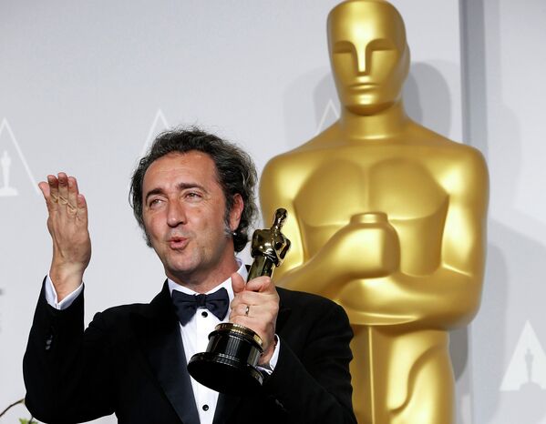 Итальянский кинорежиссёр Паоло Соррентино на 86-й церемонии вручения премии Оскар