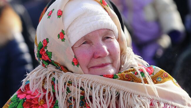 Празднование Масленицы в Красноярске