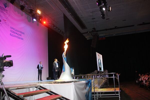 Эстафета паралимпийского огня в Самаре