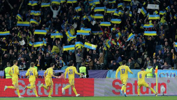 Игроки сборной Украины. Архивное фото