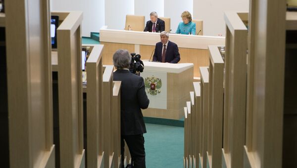 Заседание Совета Федерации РФ. Фото с места события