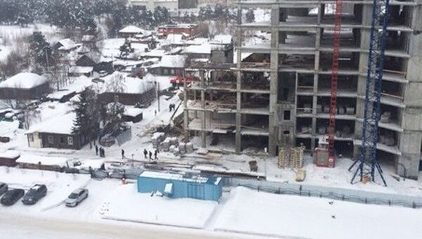 Перекрытие обрушилось в новостройке Сургута, фото с места события