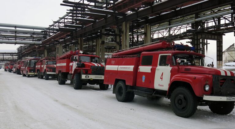 Взрыв на заводе в Омске