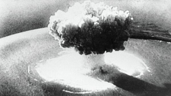Ядерный взрыв, архивное фото