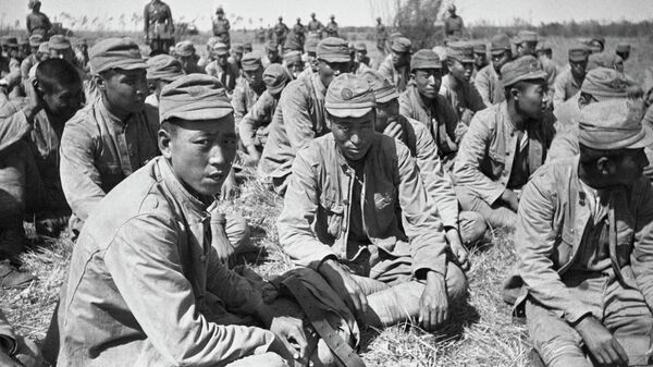 Пленные японские солдаты. Архивное фото