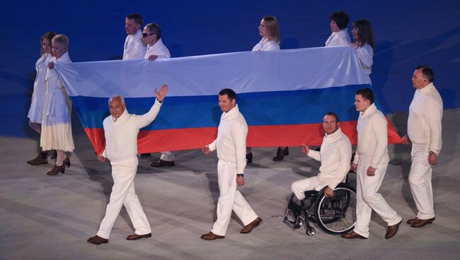Церемония открытия XI зимних Паралимпийских игр. Архивное фото