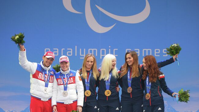 Паралимпиада 2014. Церемония награждения. Третий день