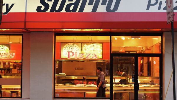 Ресторан Sbarro, архивное фото