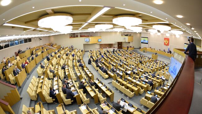 Пленарное заседание Госдумы РФ, архивное фото
