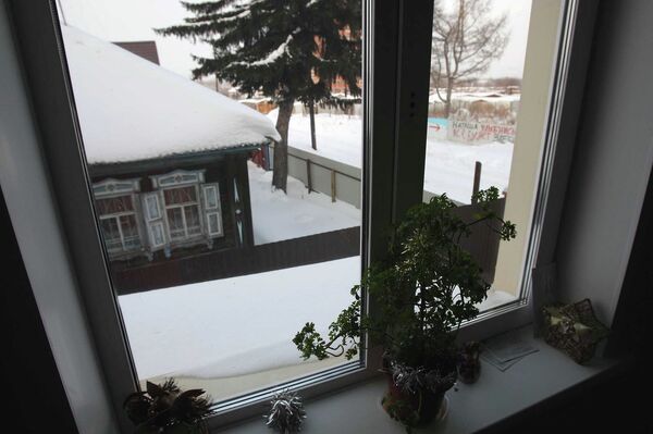 Вид из окна дома по ул. Герцена, 7, в Новосибирске