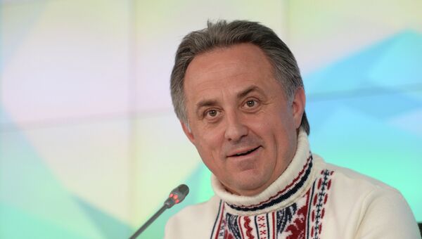 Министра спорта РФ Виталий Мутко.