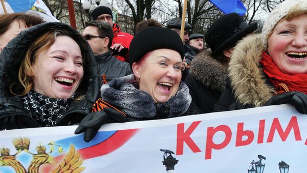 Митинг в поддержку жителей Крыма в Калининграде. Фото с места события