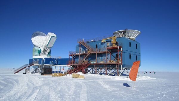Обсерватория BICEP2 в Антарктиде
