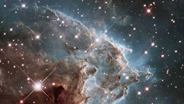 Снимок туманности Голова обезьяны NGC 2174