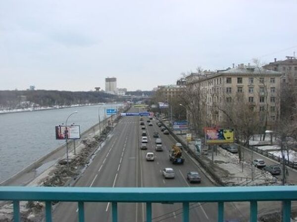 Вид на Москву с Пушкинского моста